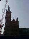 Outside of St Pancras Station