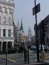 Fleet Street towards St Martin-within-Ludgate and St Pauls Cathedral