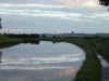 Cloudscape over the canal looking towards Runcorn