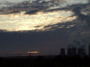 Flaming Sunset over Widnes Power Station