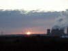 Sunset over Widnes Power Station