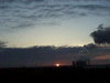 Sunset over Widnes Power Station