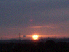 Sunset over Widnes Power Station