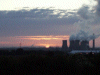 Sunset over Widnes Power Station