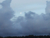 Cloud and moon scape