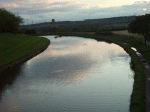 Clouds on water and sky