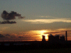 Sunset over Widnes Power Station