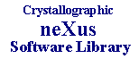 Crystallographic Nexus Software 
Library (CNSL)
