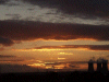 Sunset over Widnes power station