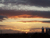 Sunset over Widnes power station