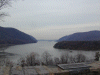 View over the Hudson River from West Point Military Academy