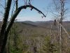 Climbing up Crane Mountain in Adirondack Park, N.Y., USA