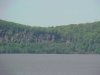 Palisades on the other side of the Hudson River