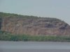 Palisades on the other side of the Hudson River
