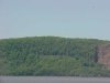 Palisades on the other side of the Hudson River