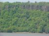 Palisades on the other side of the Hudson River