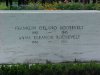 Graves of Franklin and Eleanor Roosevelt in the Rose garden