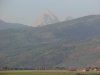 Grand Teton and Middle Teton viewed from Victor Idaho
