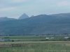 Grand Teton and Middle Teton view from Victor Idaho