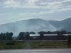 Forest fires near Jackson Wyoming