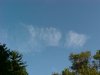 Wispy cloud and skyscape of LDEO, Columbia Univ., Palisades, N.Y., USA