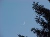 Crescent moonscape of LDEO, Columbia Univ., Palisades, N.Y., USA