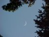 Crescent moonscape of LDEO, Columbia Univ., Palisades, N.Y., USA