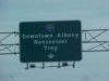 Sign to Albany, Rensselaer, Troy