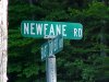 Signs for Newfane Rd and East Dover Rd