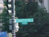 Sign for Constitution Avenue