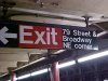 79th Street and Broadway Subway station platform
