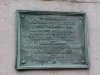 A plaque to commemorate the New York City defenses during the War 1812