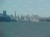 Blurred image of San Franciso and surrounds