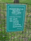 Please help us protect this lawn. Though yes to Daydreaming.