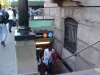 Entrance to 72 Street subway station