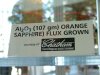 Al2O3 (107 gm) Orange Sapphire Flux Grown