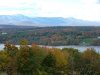 Hilltop view of the Catskills from the other sign of the Hudson