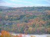Hilltop view of the Catskills from the other sign of the Hudson