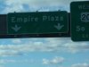 Sign for Empire Plaza