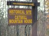Sign for Catskill Mountain House site